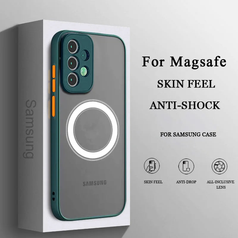 Luxury Magsafe Magnetic Case for Samsung Galaxy S