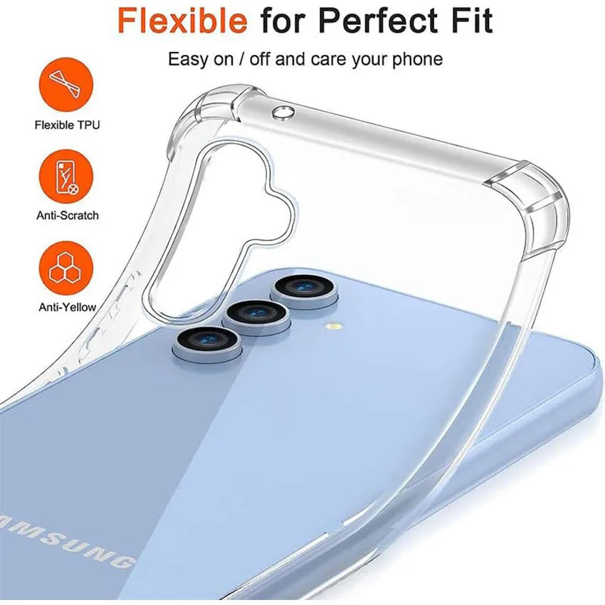 Clear Silicone Case For Samsung Galaxy