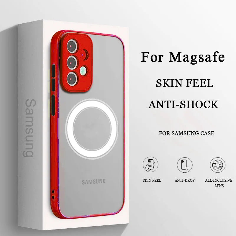 Luxury Magsafe Magnetic Case for Samsung Galaxy S